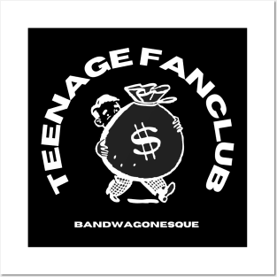 Teenage Fanclub - Bandwagonesque // Illustration in Album Fan Art Design Posters and Art